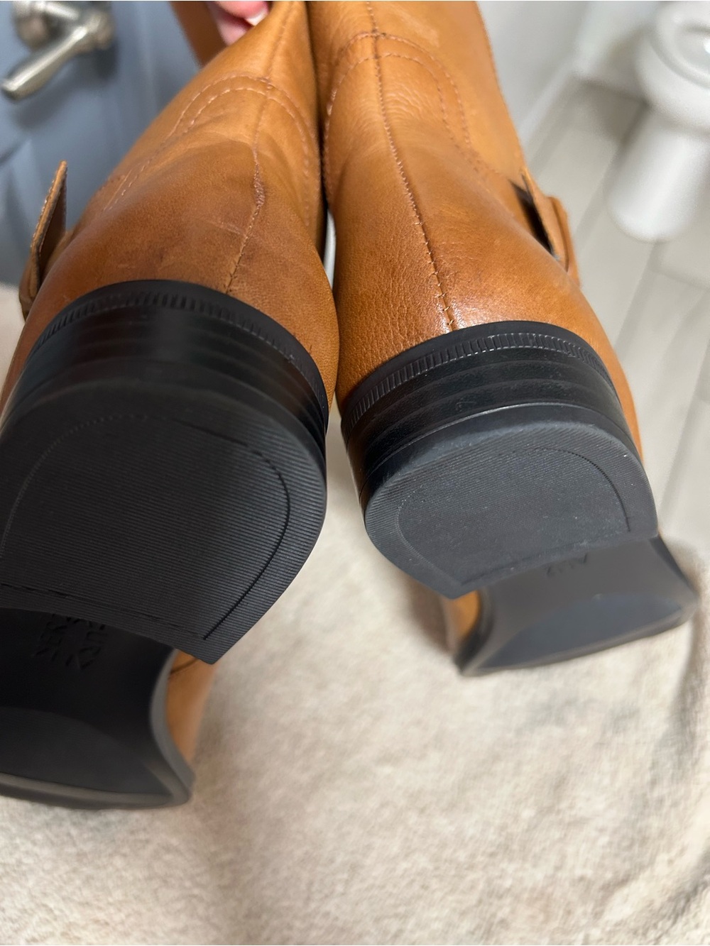NATURALIZER JESSIE side zip leather knee high boots. New?? Size 8 - Picture 12 of 13